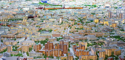 Архитектурный макет Москвы на ВДНХ / РусКомпас