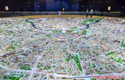 Обновленный «Макет Москвы» на ВДНХ развернули на 180 градусов — Комплекс  градостроительной политики и строительства города Москвы