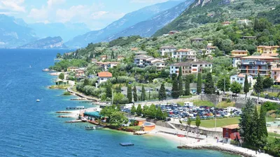 Malcesine, Lake Garda, Italy stock photo