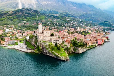 The italian village of Malcesine, Verona in Veneto, Italy - e-borghi