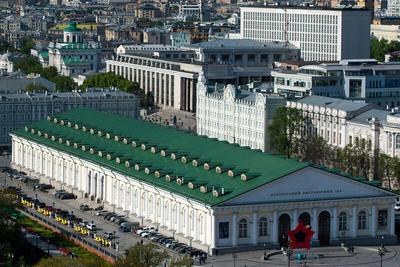 Пожар в Манеже г. Москва