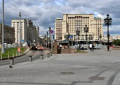 Манежная площадь в Москве - история с описанием и фото