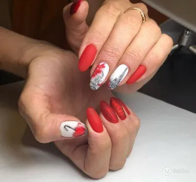 Flame nails are popular in paris too 🥰🔥 #Nailsbymei | Instagram