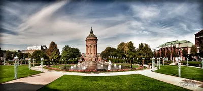 Mannheim Germany | Mannheim, the Wasserturm (water tower) in… | Flickr