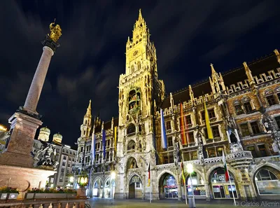 New City Hall, Marienplatz, Munich | Marienplatz was named a… | Flickr