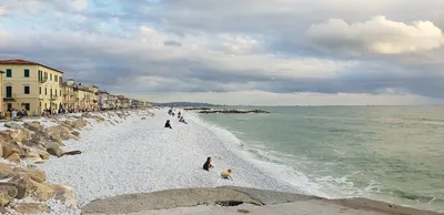 Marina di Pisa Strand Toskana Stock Photo | Adobe Stock