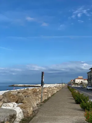 Marina Di Pisa Sunset View Of The Town Stock Photo - Download Image Now -  At The Edge Of, Italy, Marina - iStock