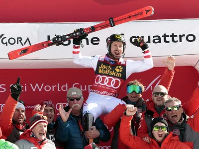 NEWSru.com :: Марсель Хиршер из Австрии переписал историю горнолыжного  спорта