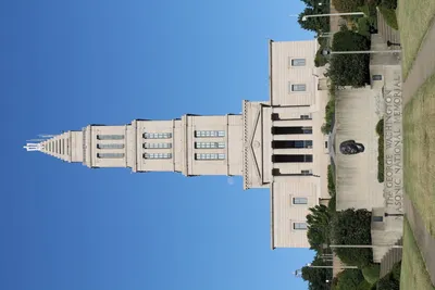 Национальный масонский мемориал джорджа вашингтона | Премиум Фото