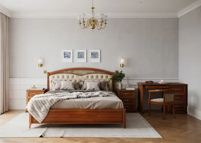 Спальня Регина-слоновая кость Италии классика купить недорого по каталогам  спальню гостиную мебель фото мебели