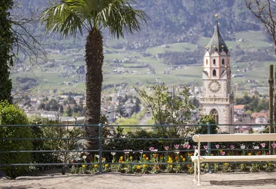 Merano City Centre Aerial Panoramic View Merano Meran Town South Stock  Photo by ©philfreez@gmail.com 645402930