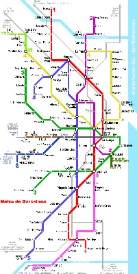 Новая карта метро Барселоны считает калории Noticia