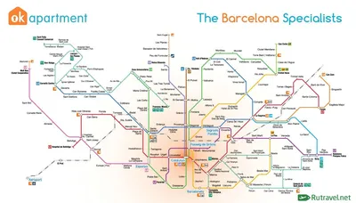 Схема метро Барселоны - GoSpainToday - Отдых в Испании