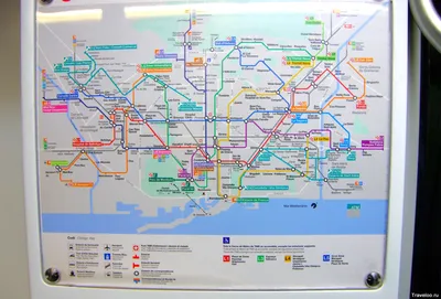Карта метро Барселоны - Поездки по Каталонии - Каталония без посредников  Catalunya.ru