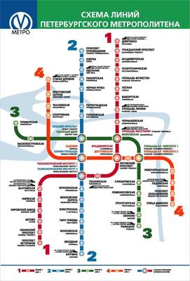 Новая схема метро Санкт-Петербурга | Политика и новости | Дзен