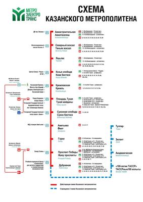 Где в Казани появятся новые станции метро?