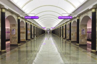 Спортивная - самая необычная станция метро Петербурга. Два этажа и мертвые  тоннели