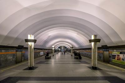 Схема глубин заложения станций Петербургского метрополитена | Пикабу