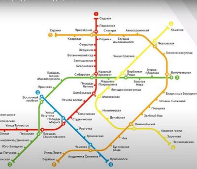 Новосибирск метро схема, карта, план, станции метрополитена.