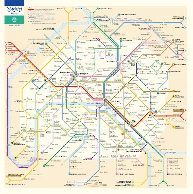 Станция метро в Париже, где поезд без остановки уезжает в гору | 1520. Все  о ж/д | Дзен