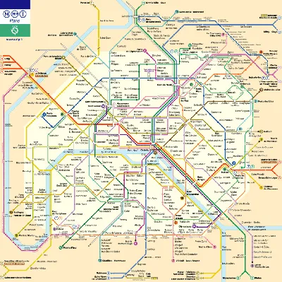 Метро Парижа: схема, как пользоваться и проложить маршрут, стоимость  билетов 📄 Paradis.Voyage