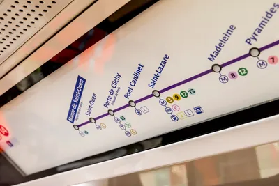 Парижское метро, ужас на фоне красот Парижа