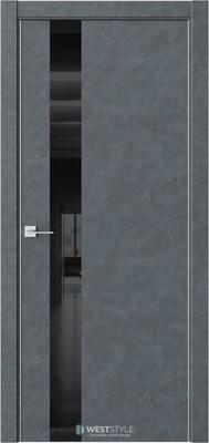 Купить Межкомнатная дверь ДО Вида 1 Черное стекло -Неаполь недорого в Самаре.  Цена, описание, отзывы