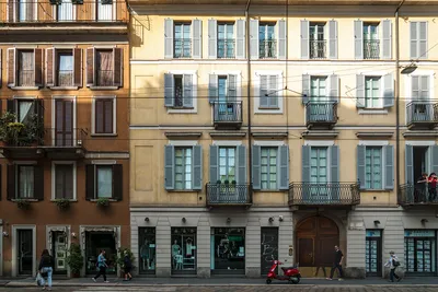 MILAN, ITALY - CIRCA NOVEMBER, 2017: Milan Urban Landscape. Milan Is A City  In Northern Italy. Фотография, картинки, изображения и сток-фотография без  роялти. Image 120011042