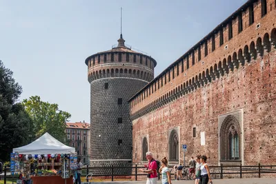 Замок Сфорца в Милане истоия, фото - Кастелло Сфорцеско Милан