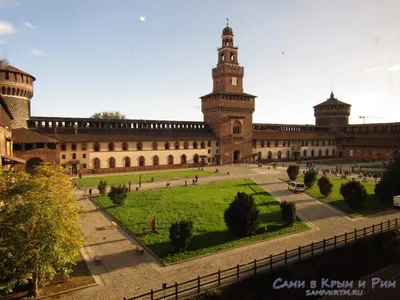 Замок Сфорца в Милане (Castello Sforzesco di Milano)