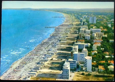 1960s Aerial View, Milano Marittima, Romagna Riviera, Milan, Italy | eBay