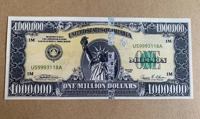 Бонистика Клуб :: Магазин банкнот :: Купить США, 1000000 (1 миллион)  долларов 2001
