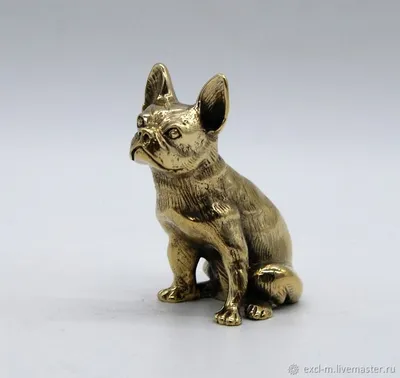 Фигурка животного Derri Animals Французский бульдог, для детей, игрушка  коллекционная декоративная, 81461, 5х7х3 см
