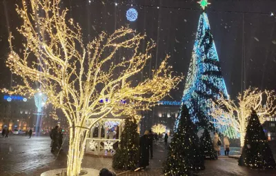 Минск на новый год фото
