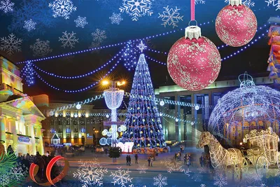 В центре Минска к Новому году поставят 30 елок и создадут «сказочный  городок»