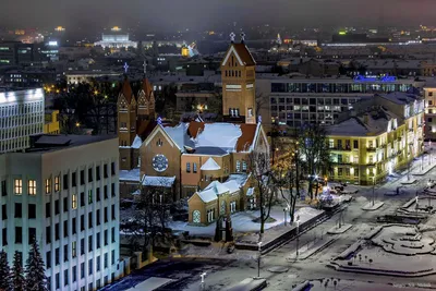 Минск. Ночь. Зима. | Фотограф Александр Тарасевич | Фото № 17053
