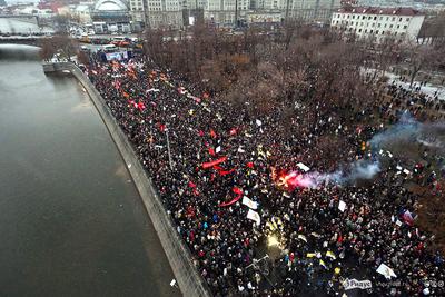 В Москве на митинг за свободные выборы пришли до 47 тысяч человек