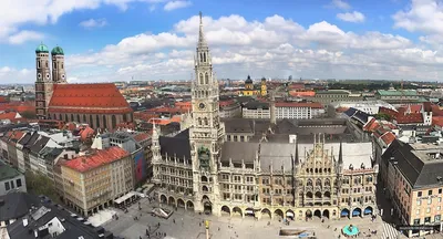 Мюнхен с высоты. Munich from above