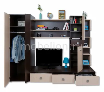 Шкаф четырехдверный (с зеркалом) Верона - купить в интернет-магазине мебели  — «100диванов»