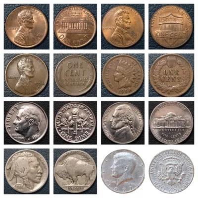 Монеты США, 100% долларов США, подержанные монеты для Америки, оригинальные  монеты случайного возраста | AliExpress
