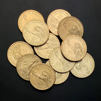 Юбилейная монета США 1 доллар США, религия, издание, 100% оригинальные монеты  США, случайный год, новинка, UNC 1 шт. | AliExpress