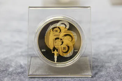 Золотая монета Беларуси \"Белорусский Балет\" 2006 г.в., 1,24 г чистого  золота (Проба 0,900)