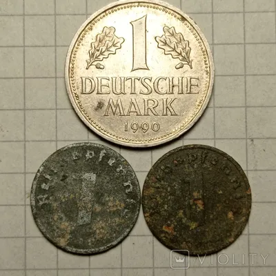 Монеты Германии- разные периоды. 1924,1941,1950 и до 1991.фото.Описание. -  «VIOLITY»