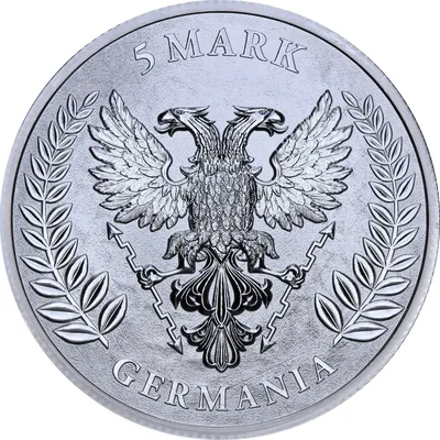 Купить Серебряная монета 1oz 5 марок Германия 2020 \"Limited Edition for  WORLD MONEY FAIR'20\" в Украине, Киеве по лучшим ценам.