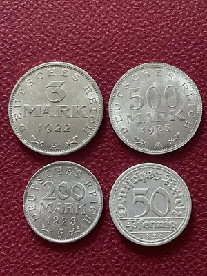 Купить Памятные коллекционные сувенирные монеты Германии и земель Германии  1915 года | Joom