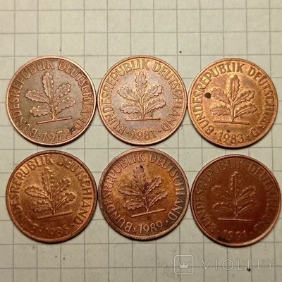Монеты Германии- разные периоды. 1924,1941,1950 и до 1991.фото.Описание. -  «VIOLITY»