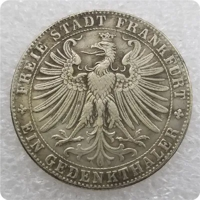 Купить Памятные коллекционные монеты Германии 1863 года | Joom