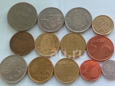Набор копий монет Испании 22 штуки 1618-1896 гг