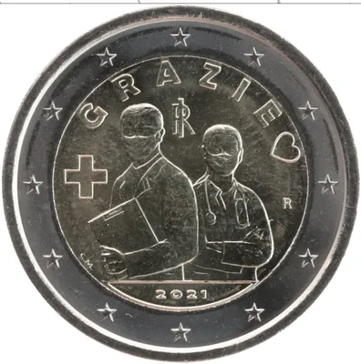 Памятные монеты 2 Евро Италия 2005 - Европейская конституция
