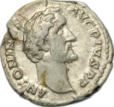 Монета Денарий 139 Антонин Пий (138-161) Пакс Римская Империя - купить по  цене 12 500 руб. в магазине “Империал”
